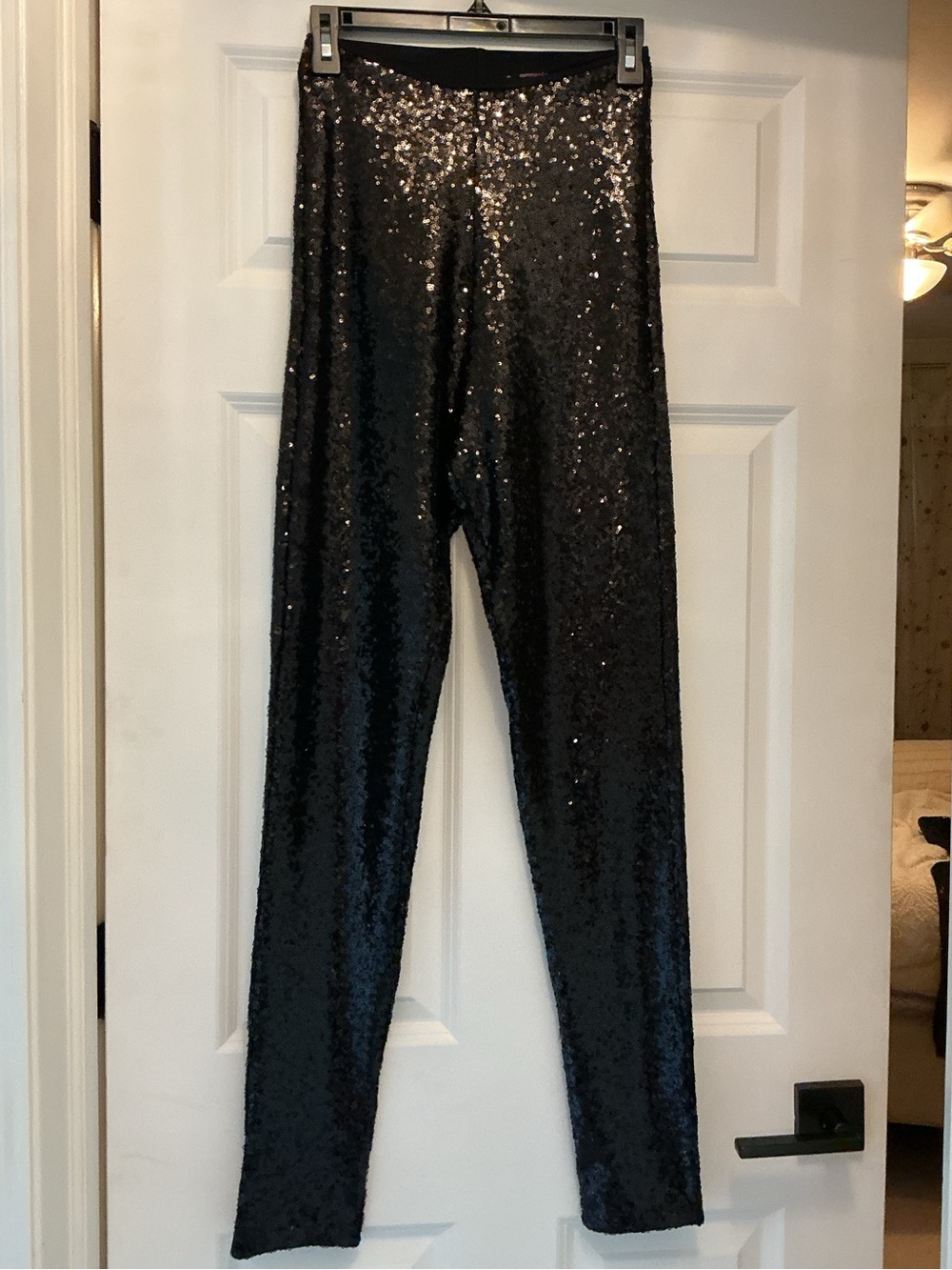 Commando Black Sequin Leggings